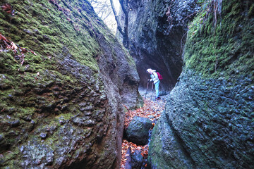 climber on the rock