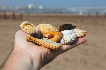 Fototapeta na wymiar Moroccan sweet pastries