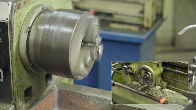 Forward and reverse lathe chuck 2 view in 1 video