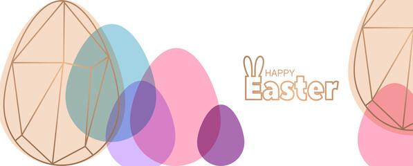 Cute colorful background. Spring easter background.