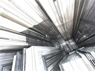 surreal futuristic digital 3d design art abstract background fractal illustration for meditation and decoration wallpaper