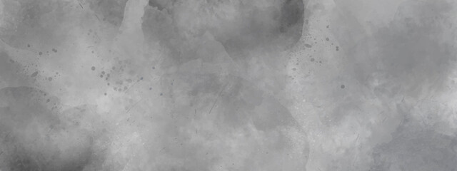 header panorama white textured concrete wall with paint splash grunge panorama background. Background School monochrome texture. concrete grey wall texture may used as background. 