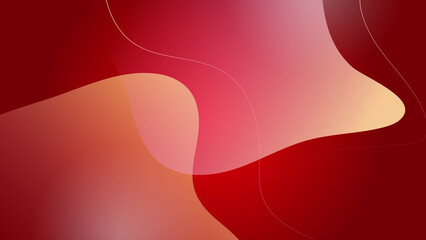 Modern abstract gradient red orange colorful for design banner background. Vector illustration