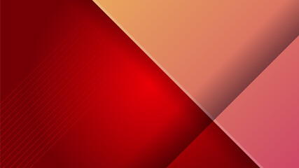 Obraz premium Modern abstract gradient red orange colorful for design banner background. Vector illustration