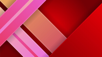 Modern abstract gradient red orange colorful for design banner background. Vector illustration