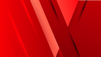 Obraz premium Set of modern abstract gradient red orange colorful for design banner background. Vector illustration