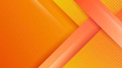 Abstract orange and yellow banner background
