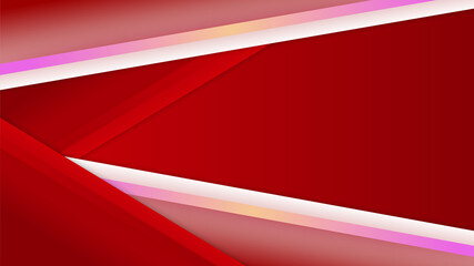 Abstract red banner background