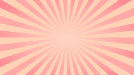 Vintage sun rays retro background. vector illustration.