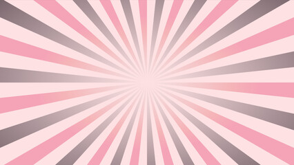 Vintage sun rays retro background. vector illustration.