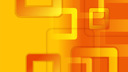 Fototapeta na wymiar Abstract orange and yellow banner background
