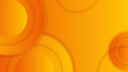Abstract orange and yellow banner background