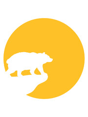 Bär Mond Klippe 