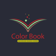 Book Logo Design Concept Vector. Book Logo Template Vector