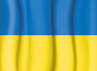 Ukraine flag illustration vector