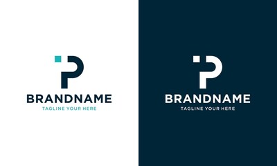Letter P and I Logo Luxury Linear design vector template. Logotype Type Symbol Character.