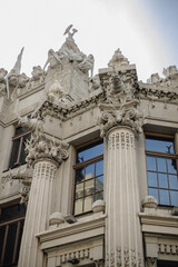 beautiful streets and architecture of the city of Kyiv, pre-war Kiev, beloved Kyiv, the capital of Ukraine, the city's attractions