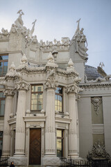 beautiful streets and architecture of the city of Kyiv, pre-war Kiev, beloved Kyiv, the capital of Ukraine, the city's attractions