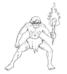 Design of cavern man