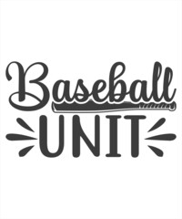 baseball unit SVG T-Shirt Design.