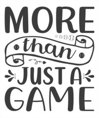 Just One More Game T-shirt Poster banner Design, Gamer Typography Vector Design Printable Illustration Ready For Print on Demand Service