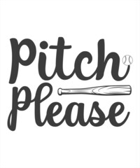 Obraz premium Pitch please quote. baseball ball