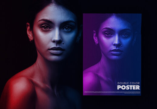 Double Color Poster Design