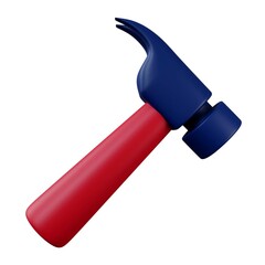 3d icon hammer reapir tool