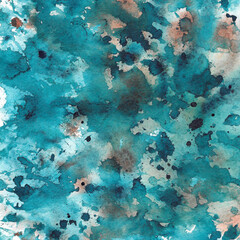 Fototapeta na wymiar Watercolor abstract background with stains and stains for decoration.