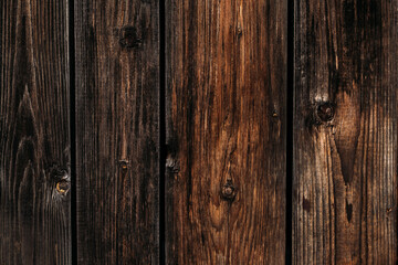 Dark natural brown wooden background