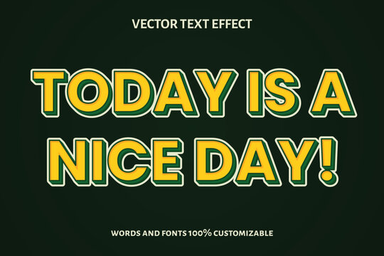 retro stylish text effect