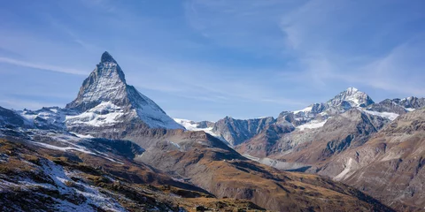 Fotobehang Das Matterhorn in der Schweiz © Matthias