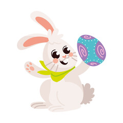 easter bunny and egg