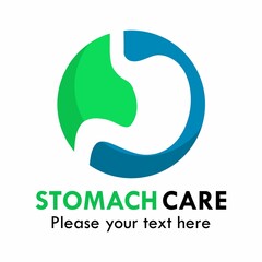 Stomach care logo template illustration. suitable for medical