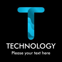 This is T letter logo design template illustration. Suitable for technology, app, brand, agency, network, etc