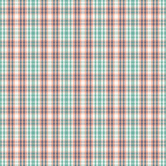 Tartan plaid pattern with texture and retro color.