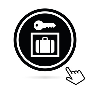 Logo consigne bagages.