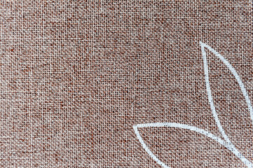 Texture of the fabric as background.