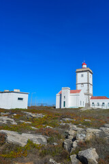 Fototapeta na wymiar Farol do Cabo Carvoeiro in Peniche, Portugal
