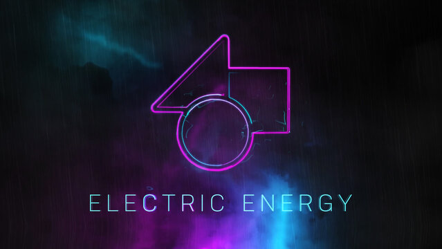 Electric Neon Energy Logo Reveal
