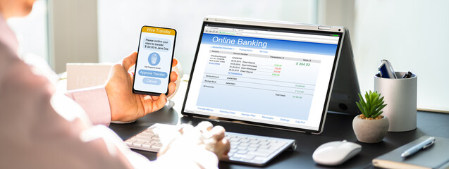 Online Bank Ecommerce Money Transfer 2 Factor
