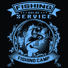 Fishing T-Shirt Design Graphic, Carp Fish Tshirt Print Mockup Vector Stock Vector