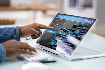 Digital Electronic Calendar Event Appointment