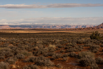 View of Clouds On The Mesa From The Edge Of Canyonlands