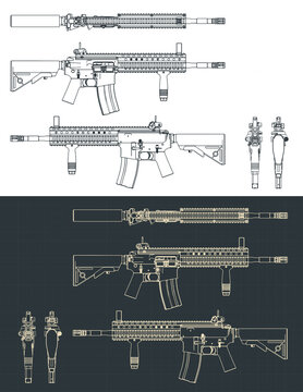 Assault Rifle Blueprints