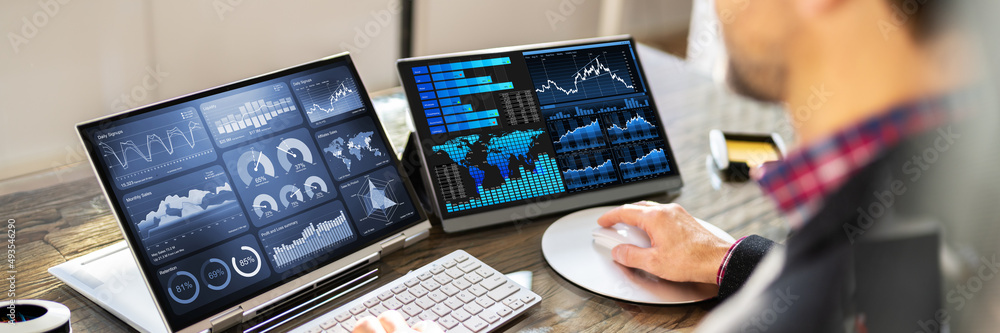 Poster KPI Business Analytics Data Dashboard