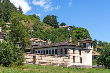 Fototapeta na wymiar Agushevi Konatsi at village of Mogilitsa, Bulgaria