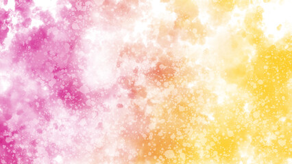 抽象_ピンクと黄色_グラデーション