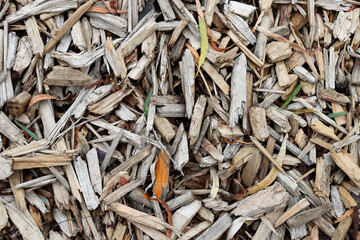 background of wood chips