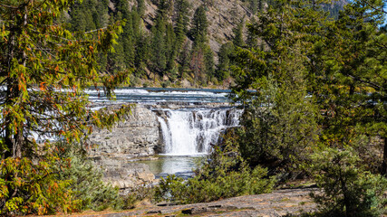 Kootenai Falls on The Kootenai River, Lincoln County, Montana, USA